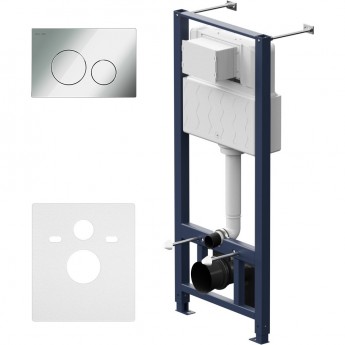 Инсталляция для подвесного унитаза с пневматической клавишей Pro L AM.PM