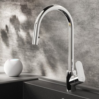 Смеситель для кухни с вытяжным изливом AM.PM LIKE F8012000